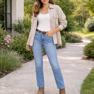 AGOLDE SZ 28 Toni Mid Rise Straight Color Precipice